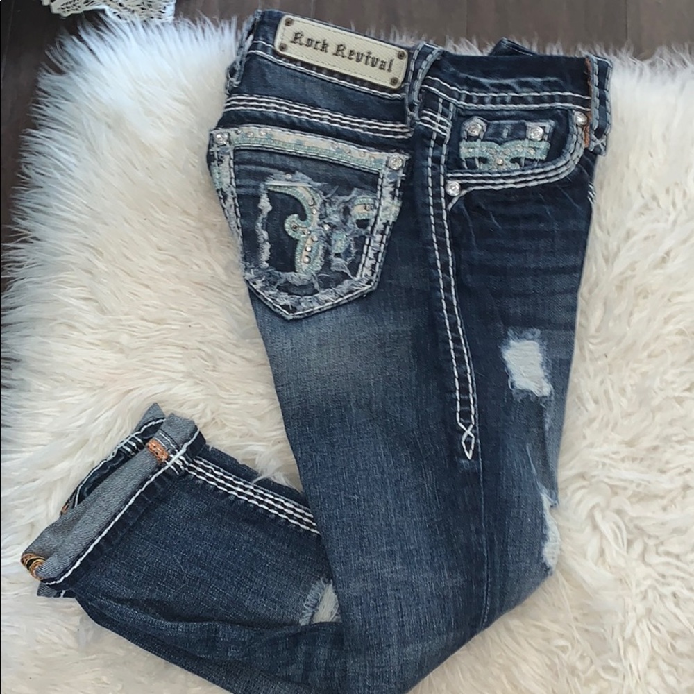 Rock revival Capri/ crop